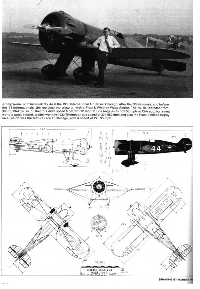 Джимми Уэделл и гоночные самолеты Wedell-Williams