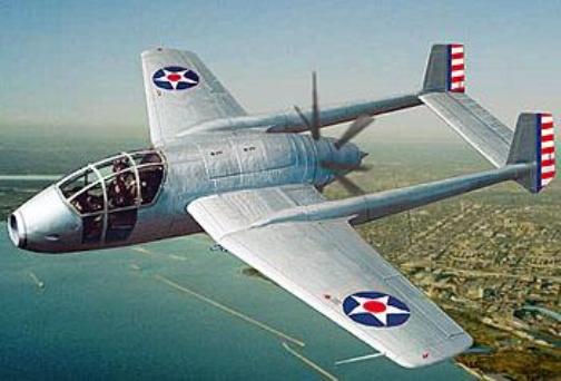 Проект однодвигательного тяжелого истребителя Bell XP-59. США
