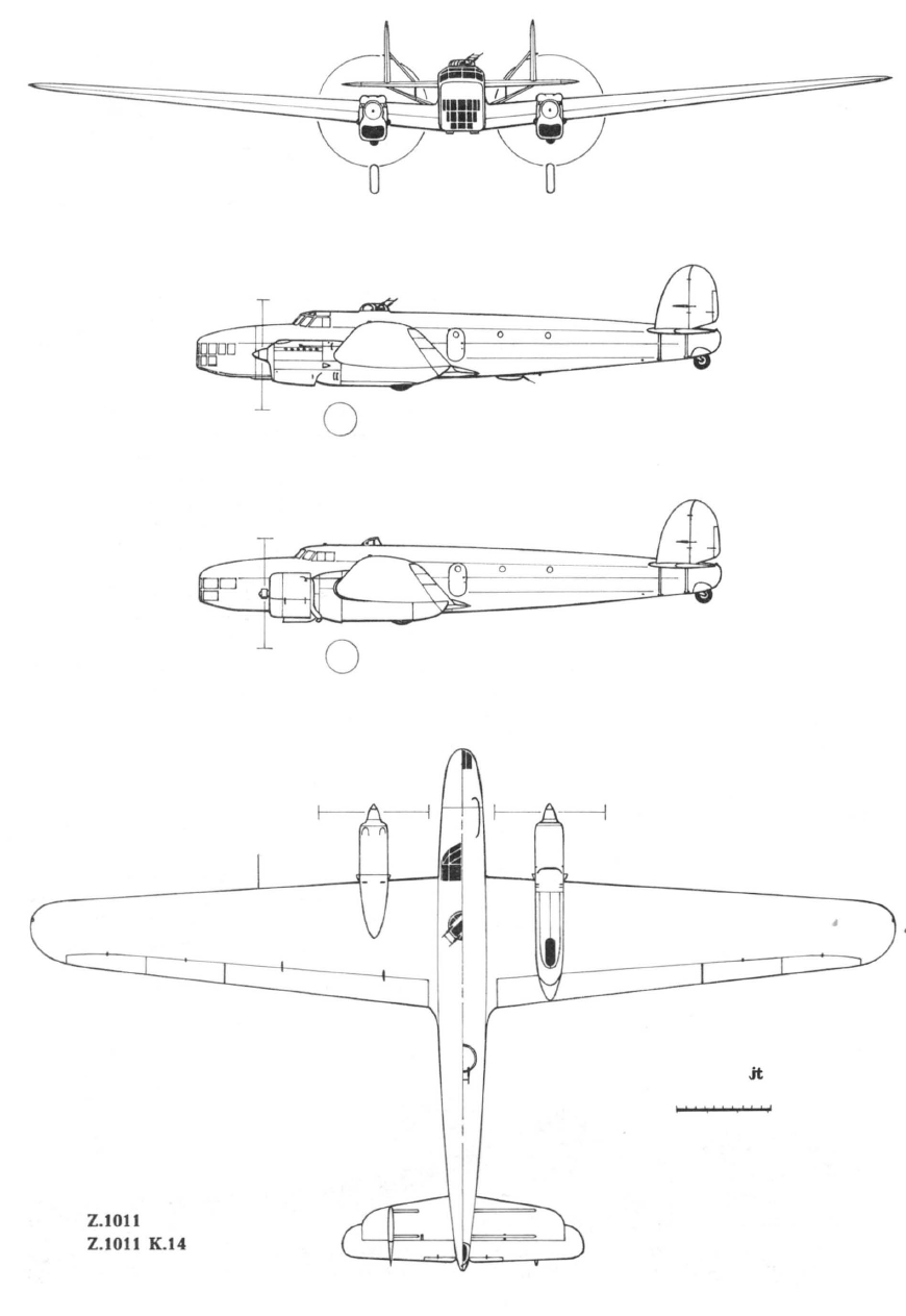 Средний бомбардировщик CANT Z.1011. Италия