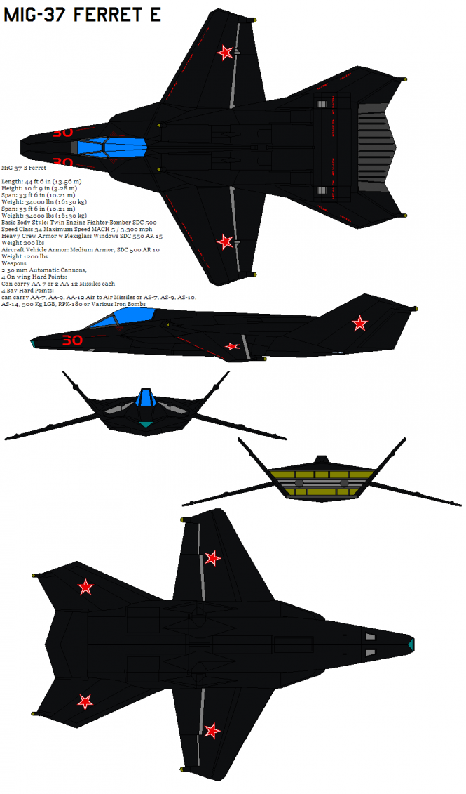 Чёрный охотник под красной звездой. МиГ-37Б Ferret Е.