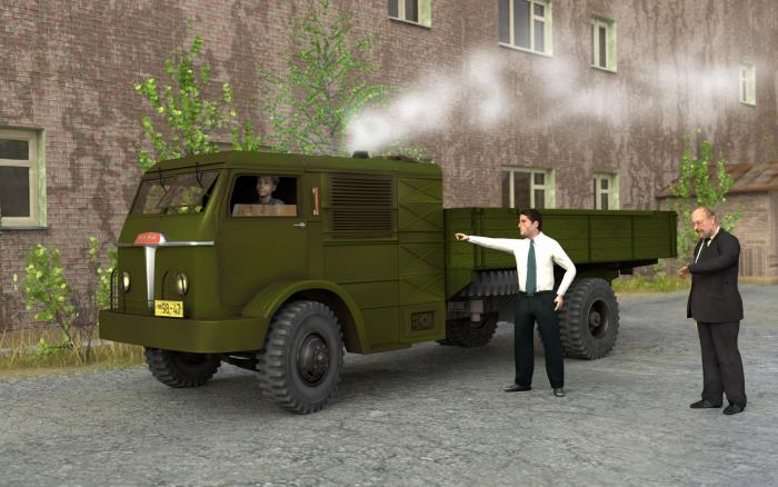 Машина атомной войны. Паровой грузовик НАМИ-012
