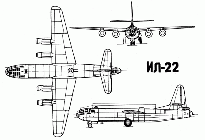 Первенец реактивных "илов". Фронтовой бомбардировщик Ил-22