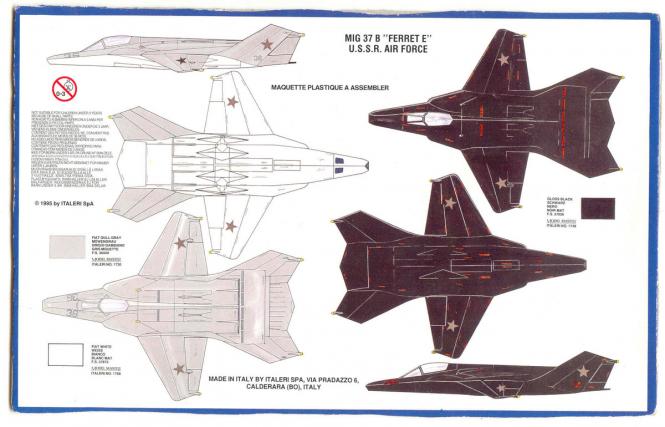 Чёрный охотник под красной звездой. МиГ-37Б Ferret Е.