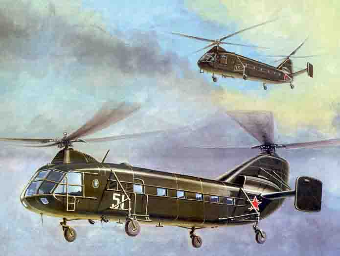 Русский "Чинук" - вертолёт Як-24. СССР