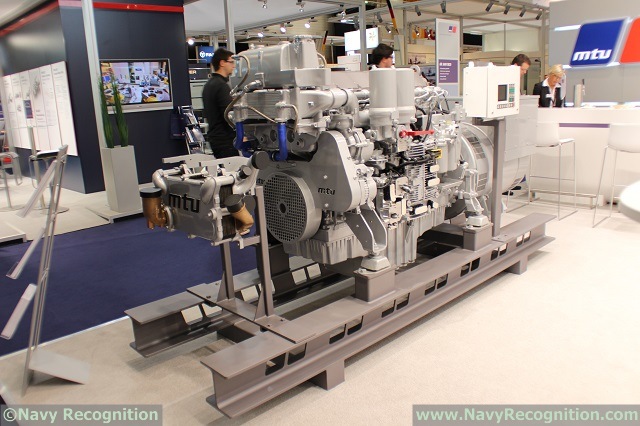 Двигательная фирма  MTU/Rolls-Royce на выставке Euronaval-2014