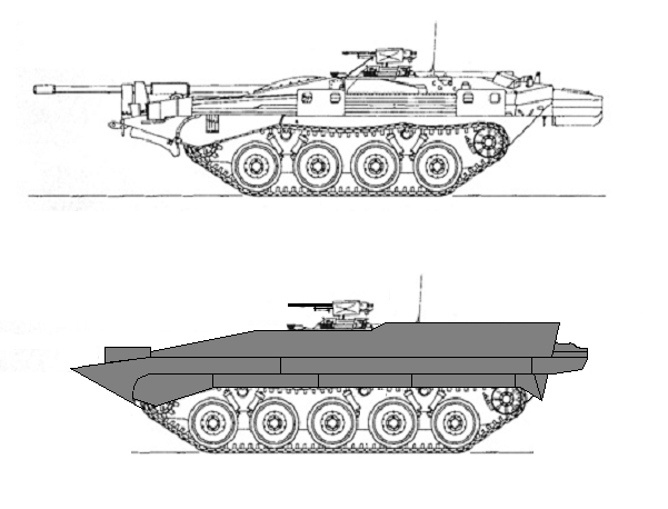 Strv 103 чертеж