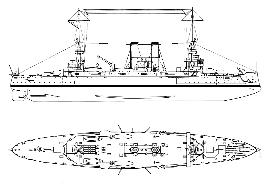 Броненосный крейсер адмирал нахимов чертежи