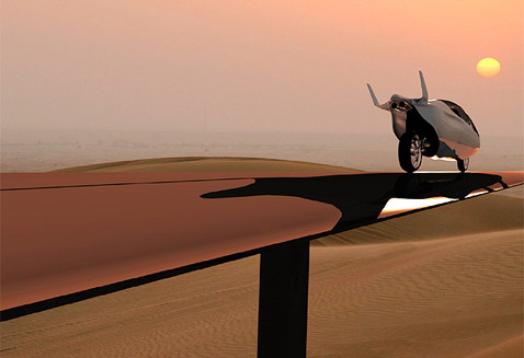 Acabion — мото-капсула, летящая по трассе со скоростью самолёта