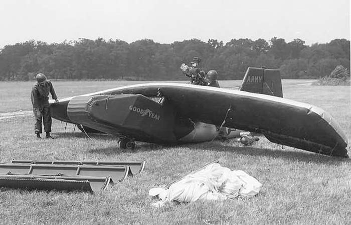 Goodyear Inflatoplane - шпионский надувной самолёт из 50-х
