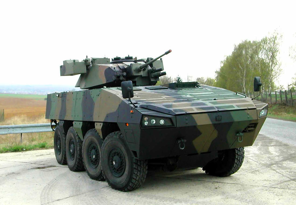 Patria AMV в варианте БМП с башней Oto Melara HITFIST