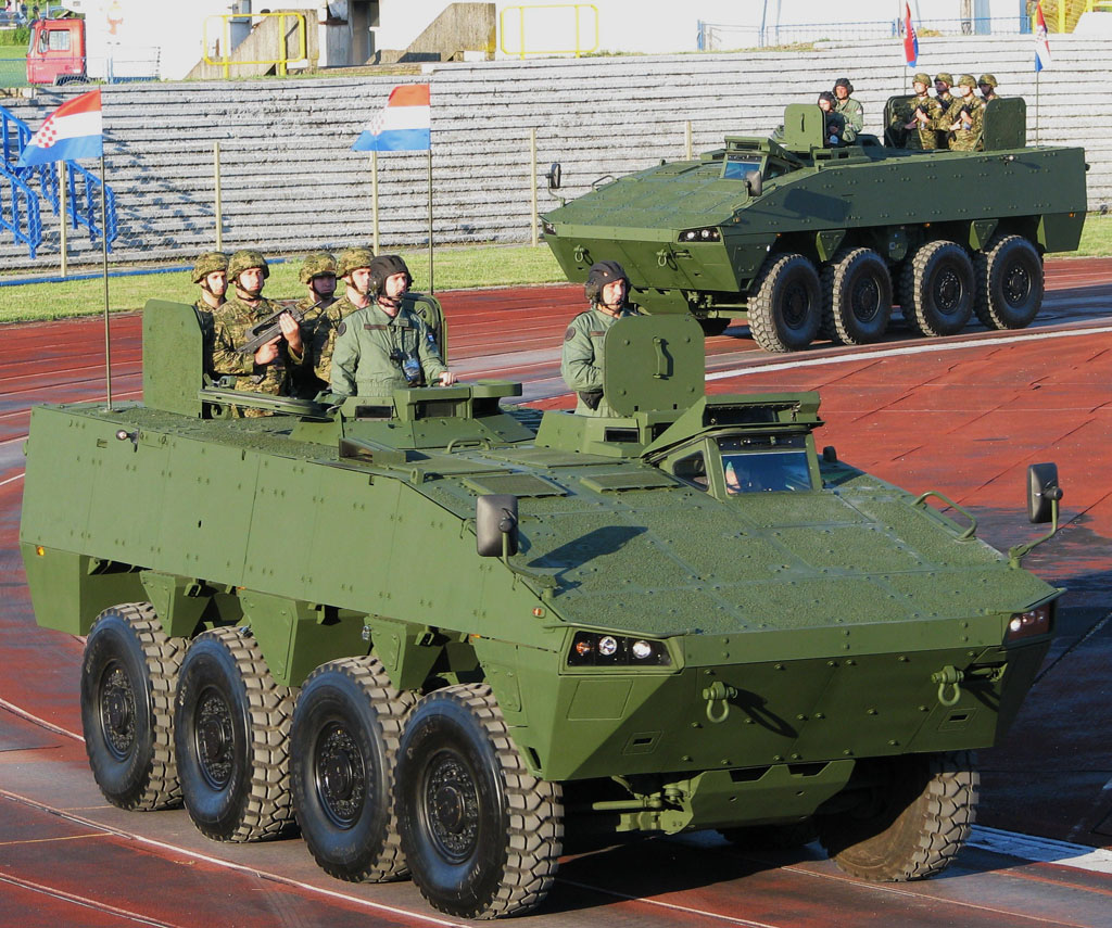 Вариант БТР на шасси Patria AMV для армии Хорватии