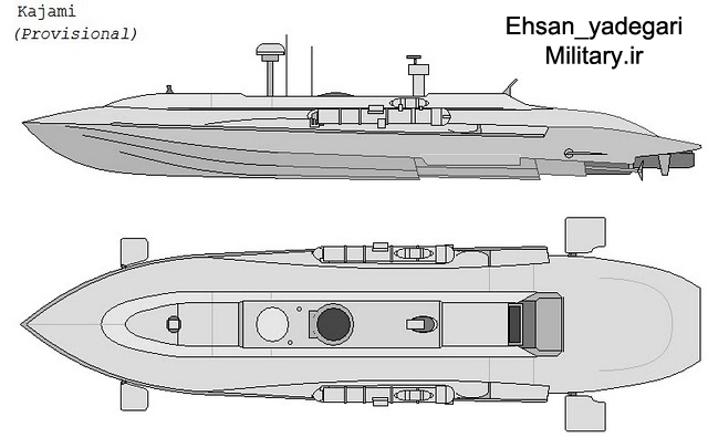 Иранские полупогружные катера Kajami (Taedong-B) и Gahjae (Taedong-C)