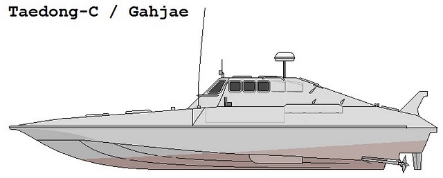 Иранские полупогружные катера Kajami (Taedong-B) и Gahjae (Taedong-C)