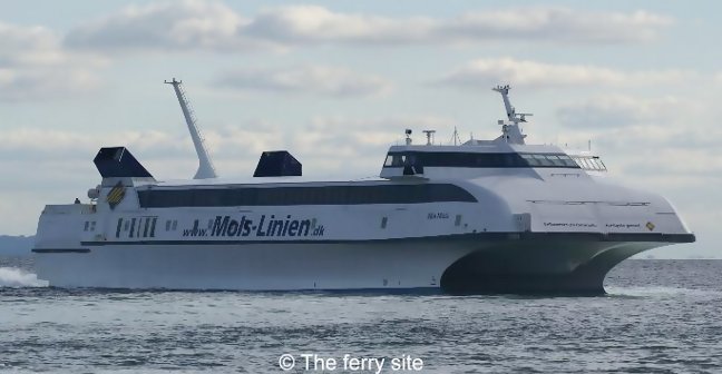 Автомобильно-пассажирский паром HSC Mie Mols. Фото ferry-site.dk