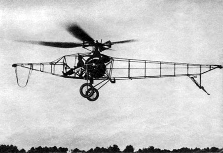 Вертолет ЦАГИ 1-ЭА Черемухина, СССР, 1930 год