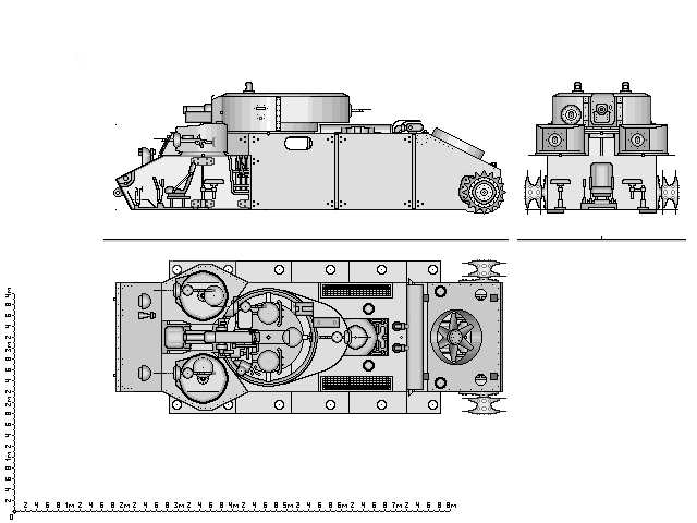 АИ танк Т-28. "Безногий" стрелок