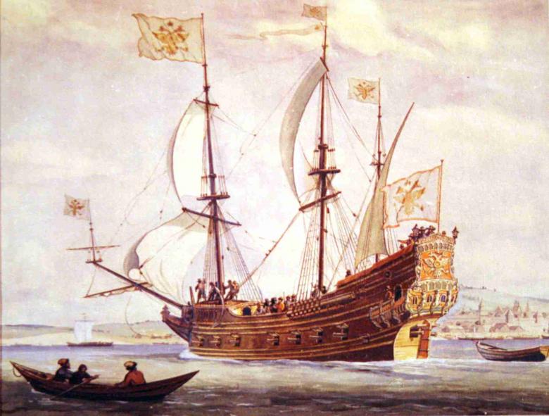 Балтийский флот Грозного царя.