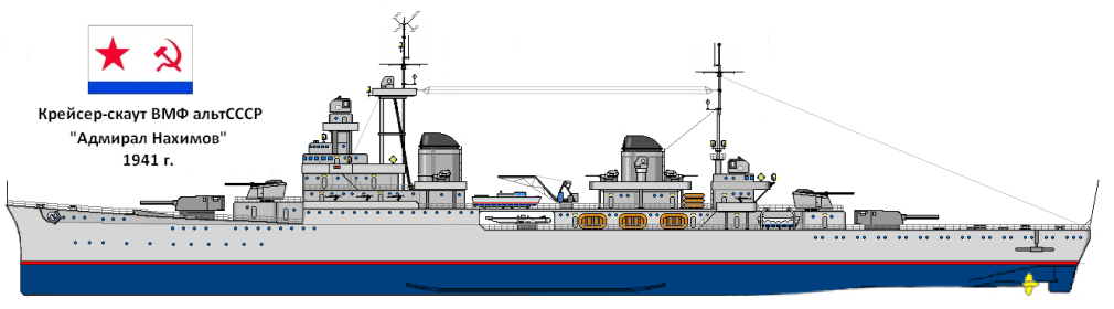Альтернативный эскортный океанский корабль для флота АИ Андрея
