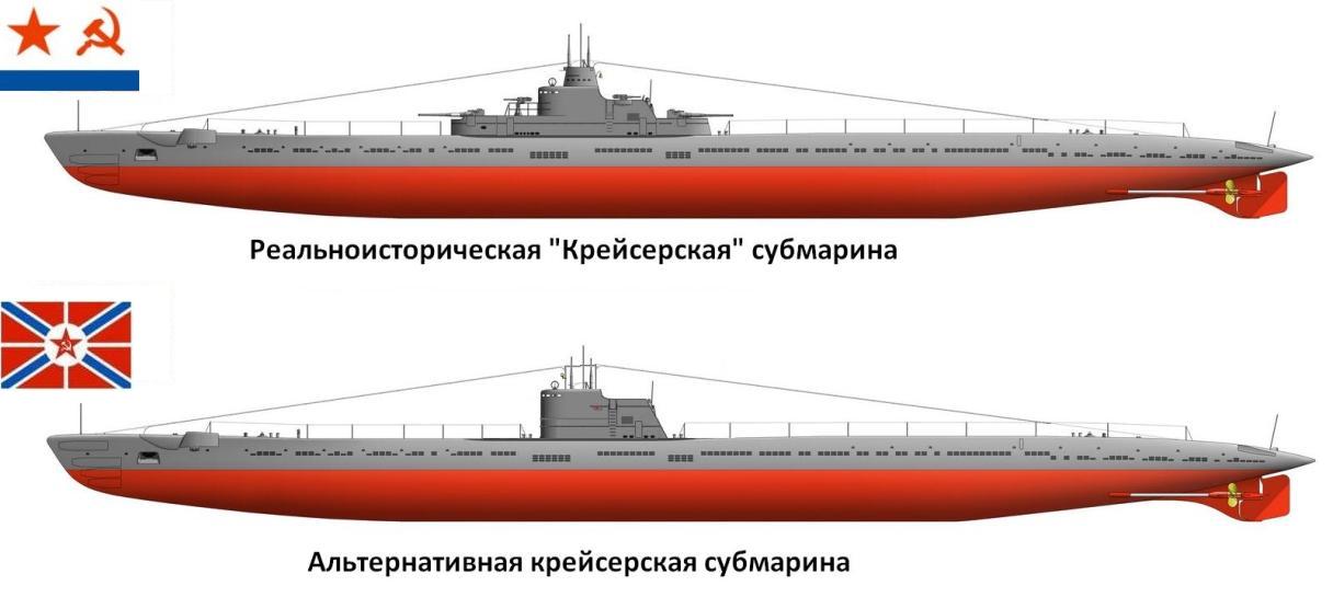 Альтернативный подводный крейсер РККФ.