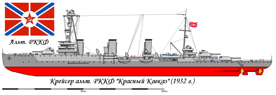 Миниатюрный тяжёлый крейсер для альтернативного РККФ