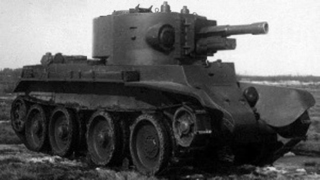 Альтернативный БТ-7А со 107 мм танковой гаубицей
