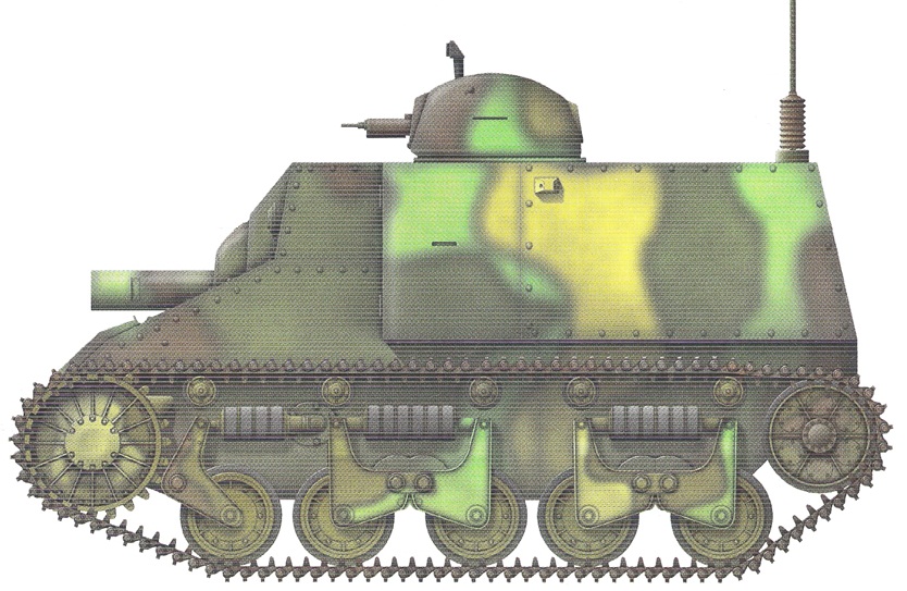 PzKpfw AMC 738 (f). (AMC 35) - «Тяжелый разведчик» Африканского корпуса