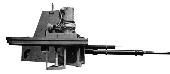 Пушка HS.9 на ниженей бомбардировочной турели АВ.6