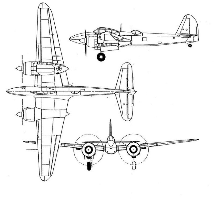 Тяжелый истребитель-штурмовик Kawasaki Ki-102 "Randy"