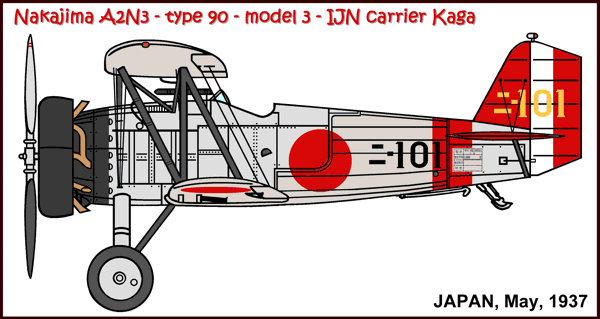 Палубный истребитель флота Тип "90" Nakajima А2N (Kyū rei-shiki kanjō sentōki)