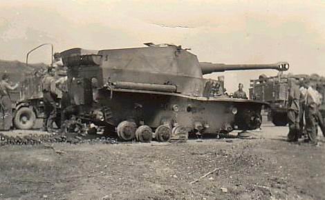 Самая мощная самоходка 1941 года - 10,5cm K18 Auf Panzer Selbstfahrlafette IVf. Германия