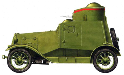 Легкий бронеавтомобиль Д-8. СССР