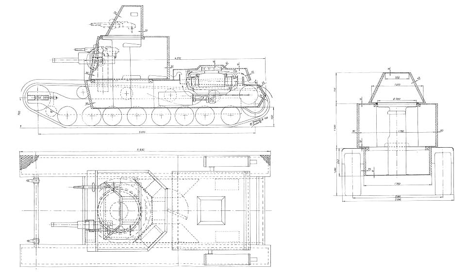 Средний танк Atypický tank Tatra. Чехословакия