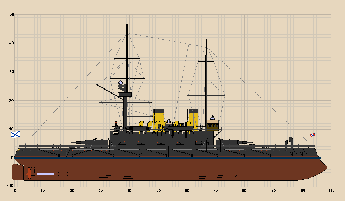 Броненосец наварин чертежи