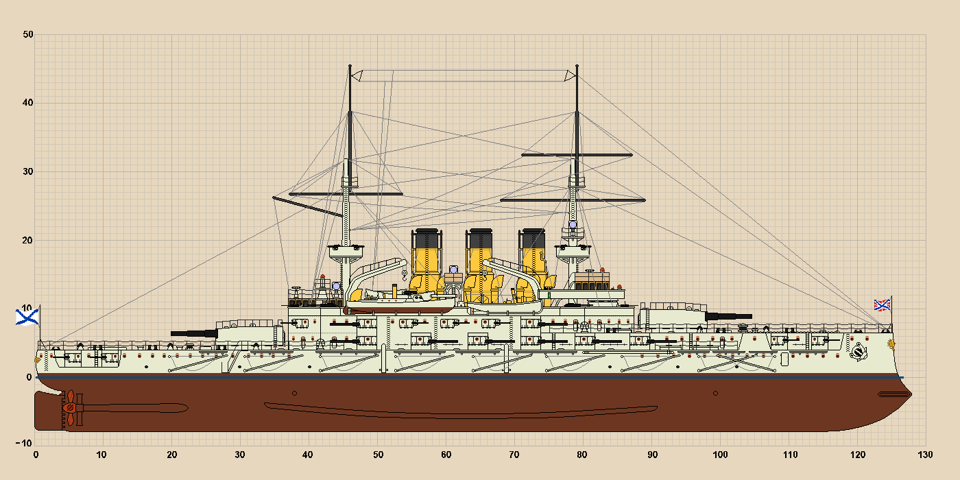 Броненосец евстафий чертежи