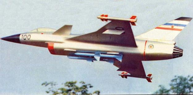 Реактивный сверхзвуковой многоцелевой самолет NA – Novi Avion (Югославия)