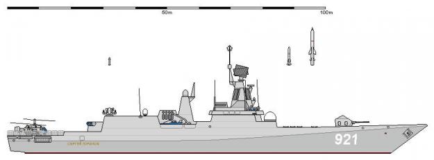 фрегат «Адмирал флота Советского Союза Сергей Горшков» пр. 22350