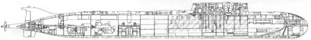 Атомная подводная лодка проекта 949А.