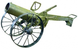 Оружие лениградского ополчения: "ленинградка" калибра 45 мм.