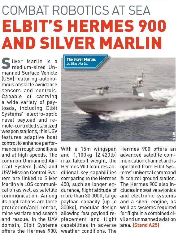 Беспилотный катер Elbit Silver Marlin. Израиль