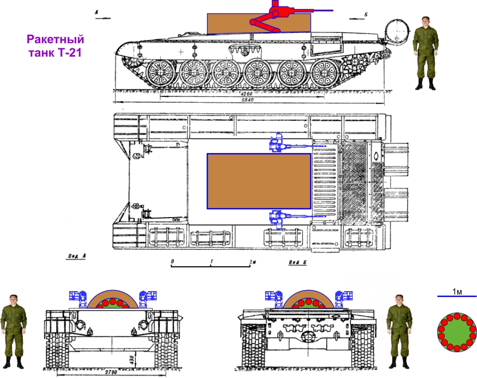 Перспективный танк Т-21Р. Россия