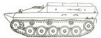 Опытный легкий танк К-90 и БТР К-78