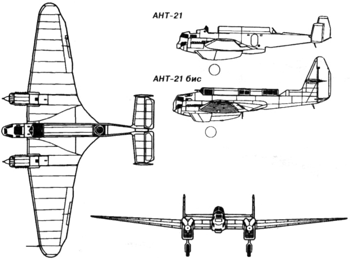 Ант 25 чертежи самолета