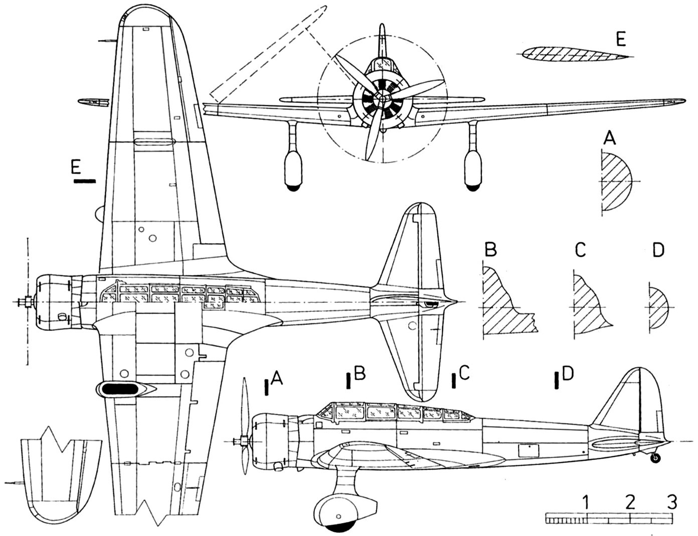 Самолет як 11 чертежи