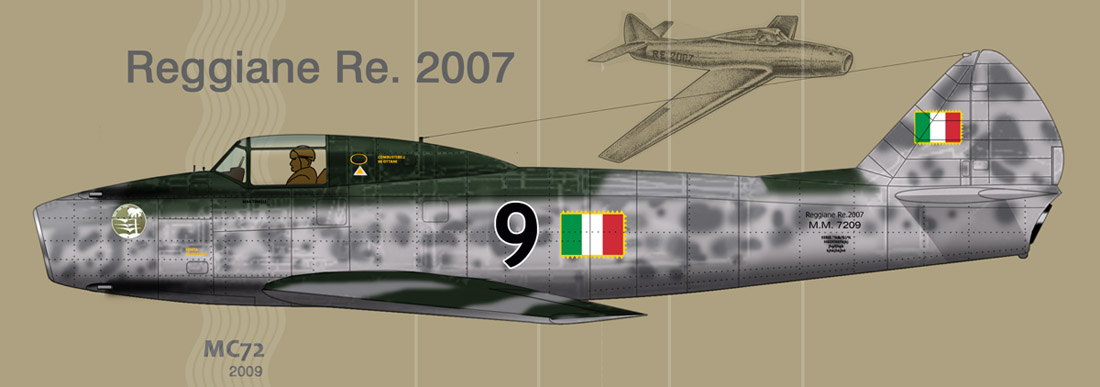 Reggiane Re.2007. Продолжение темы