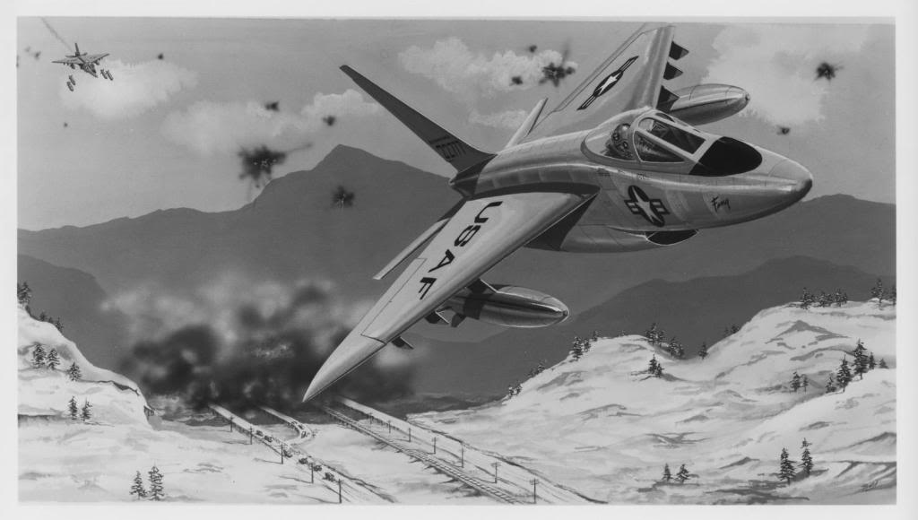 Проект истребителя-бомбардировщика Northrop N-102 Fang. США