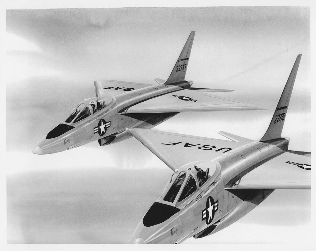 Проект истребителя-бомбардировщика Northrop N-102 Fang. США