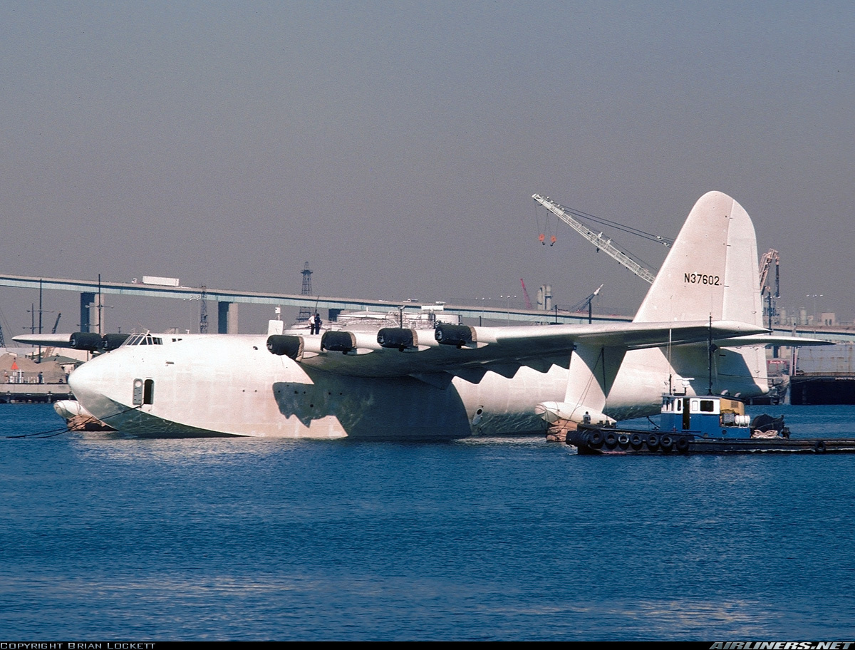 Каков гусь! Сверхтяжёлая летающая лодка Hughes H-4 (HFB-1) Hercules. США