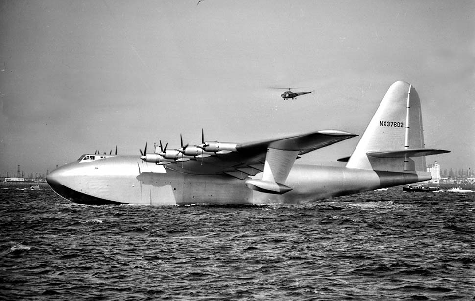 Каков гусь! Сверхтяжёлая летающая лодка Hughes H-4 (HFB-1) Hercules. США