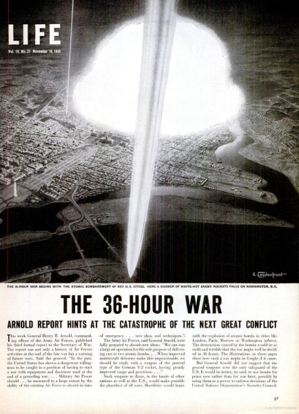 Атомная война, как ее видели в 1945
