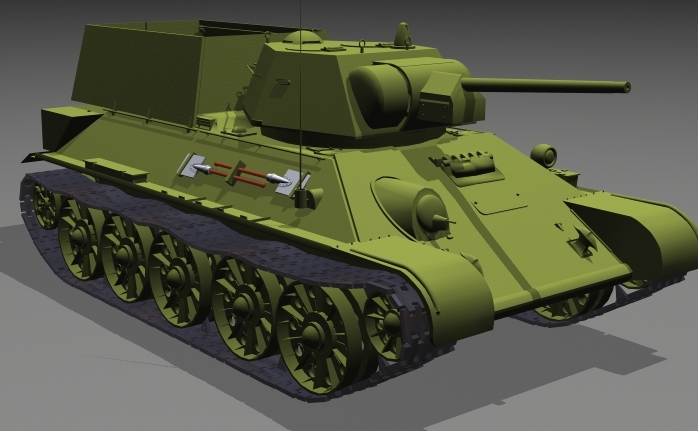 БТР РККА. Танк Т34/76 (ДО-42)